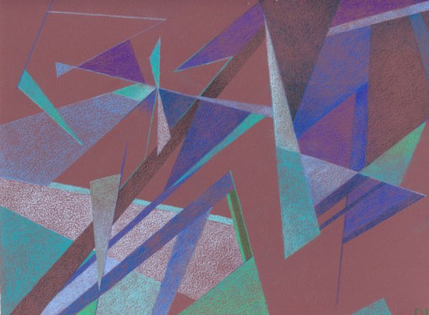 Tealspin - colored pencil