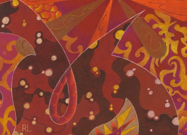 Tympanum - colored pencil