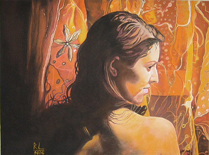 Her Way of Weaving - soft pastel